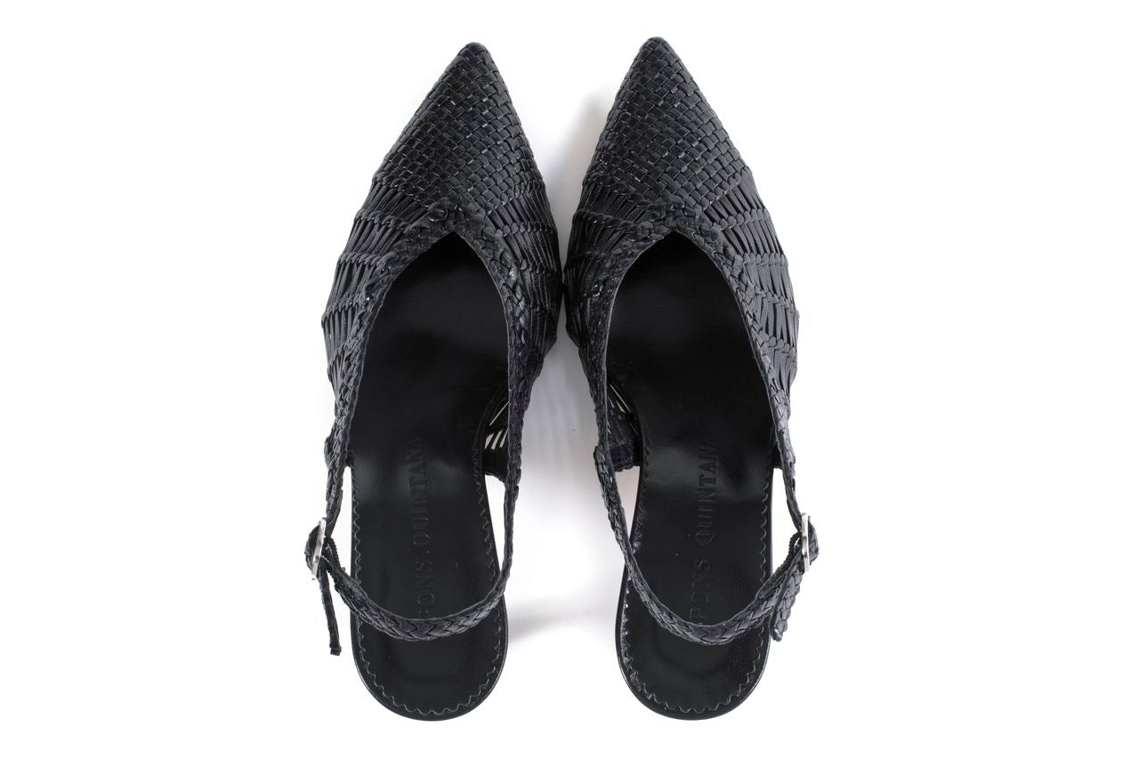SANDALIA TACON CAROL NEGRO