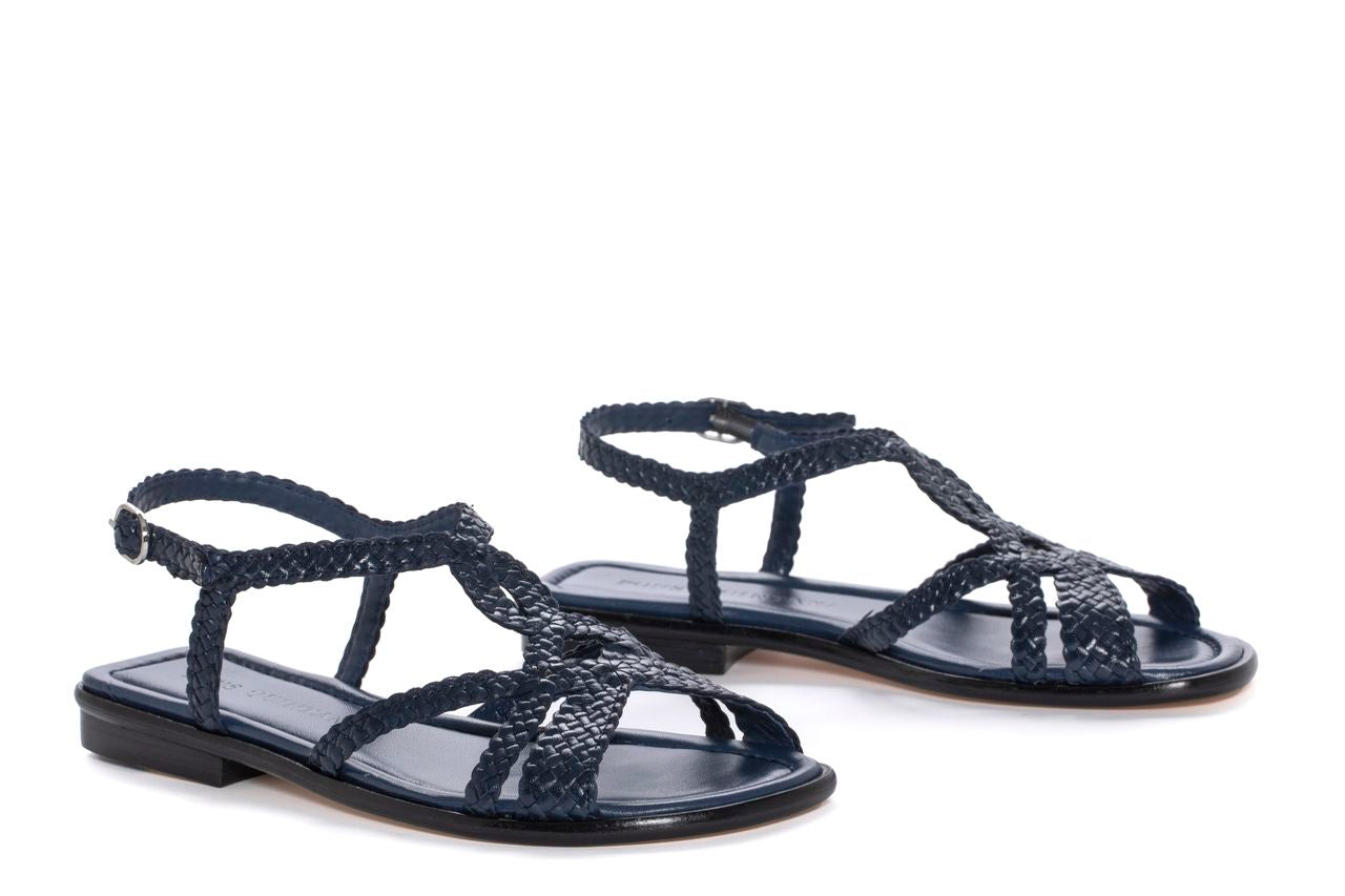 SANDALIA PLANA TINA AZULON