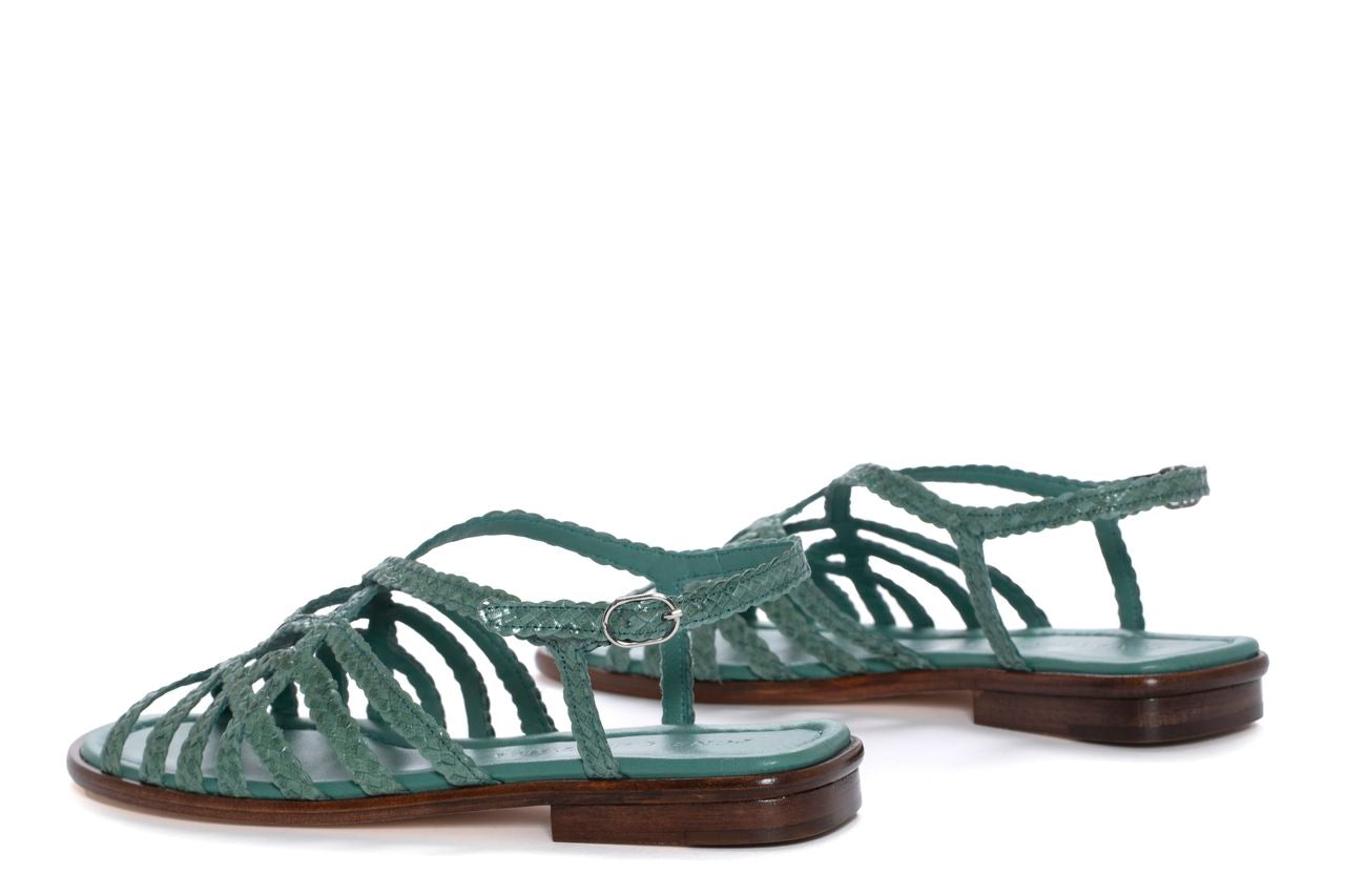 TINA PETROL FLAT SANDAL