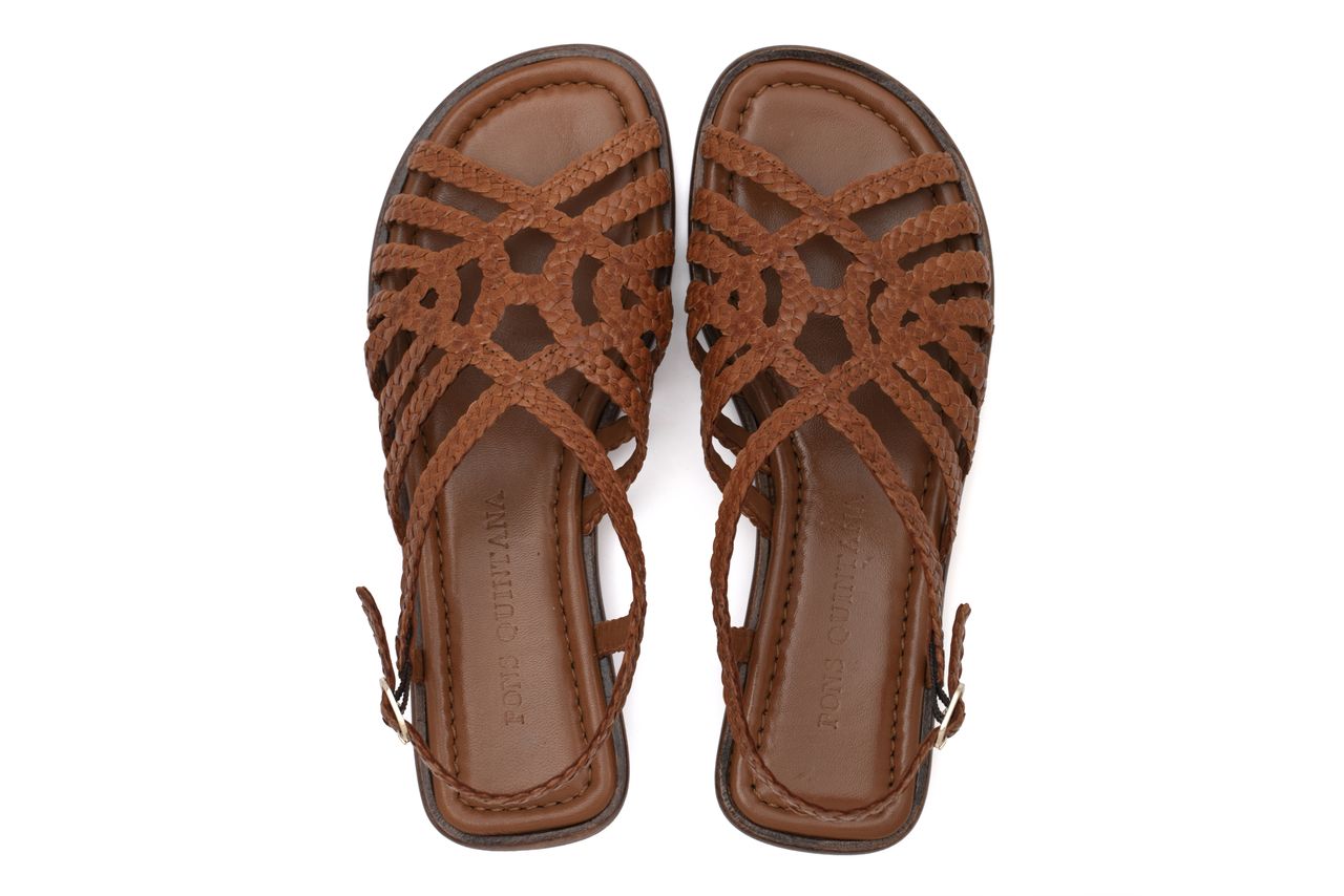 TINA FLAT SANDAL TOFFEE