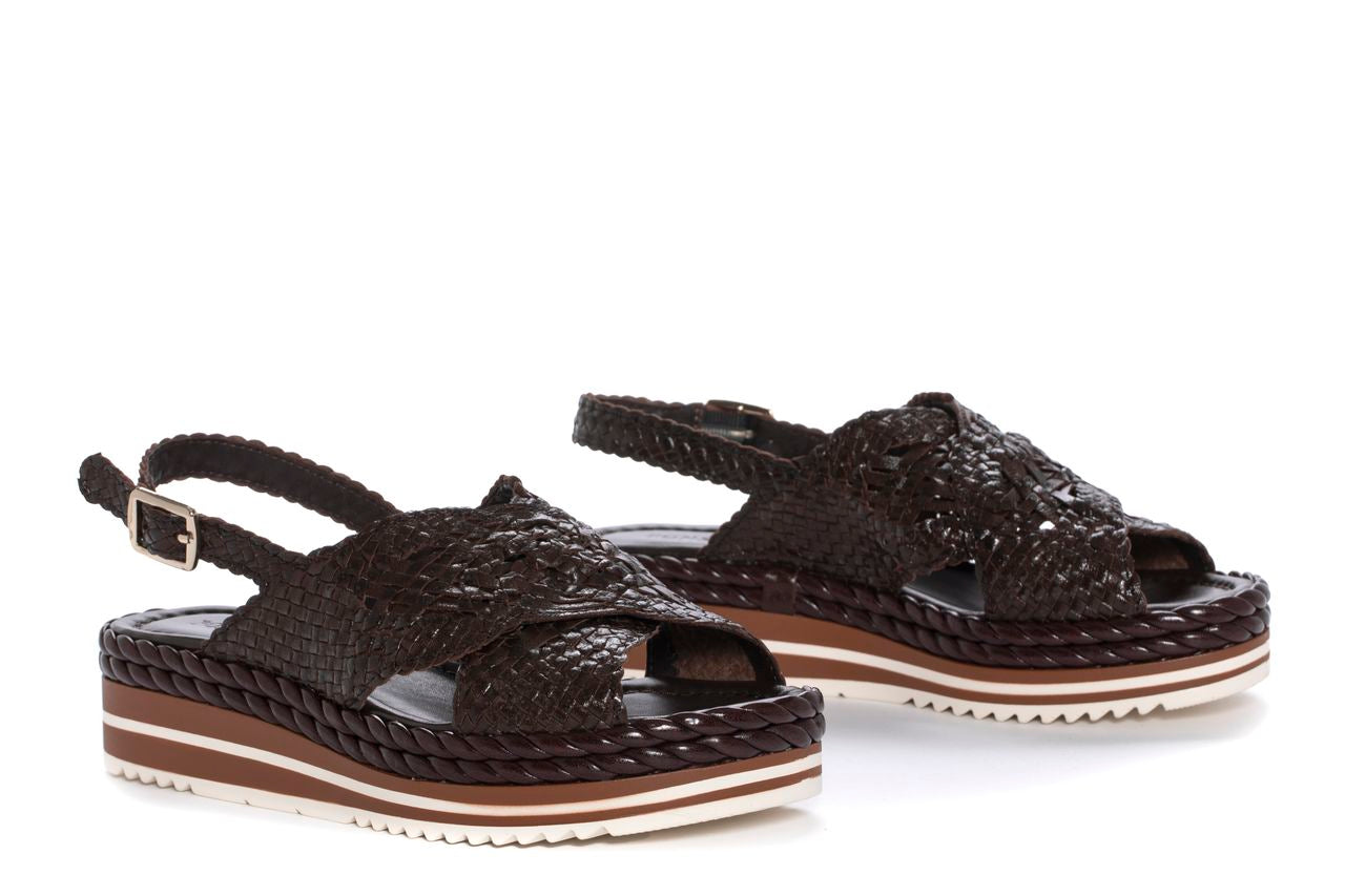 SANDALIA PLATAFORMA MILAN CAFE