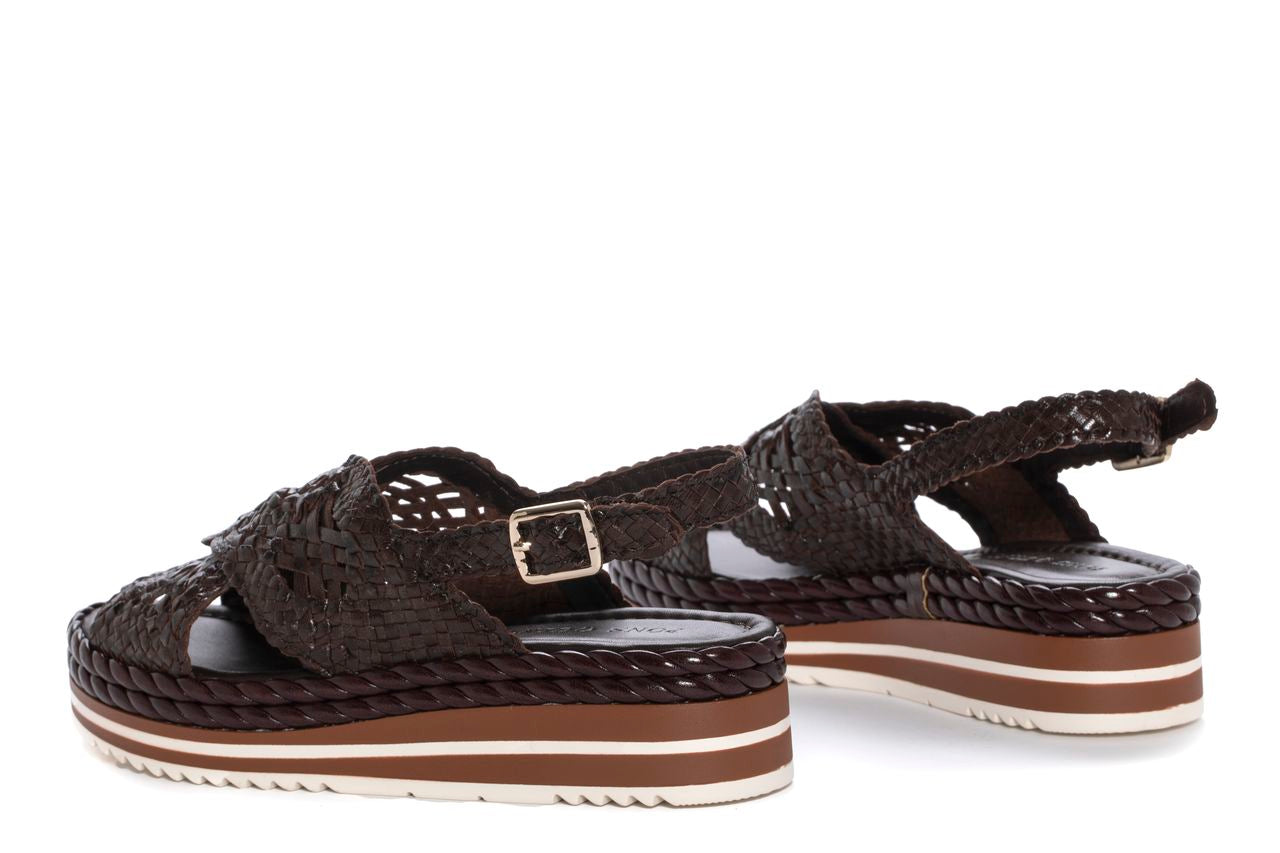 SANDALIA PLATAFORMA MILAN CAFE