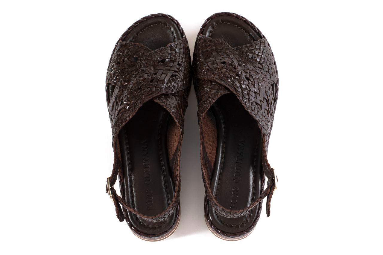 SANDALIA PLATAFORMA MILAN CAFE