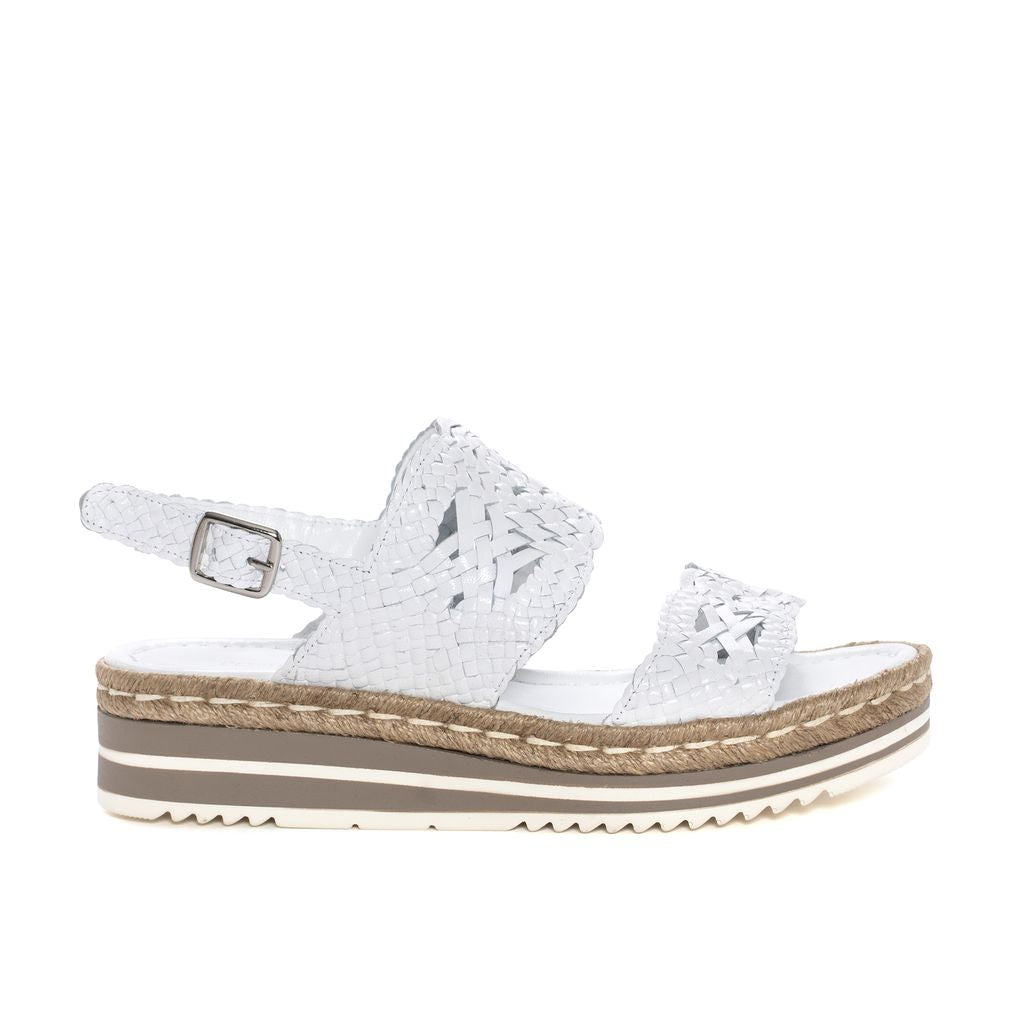 SANDALIA PLATAFORMA MILAN BLANCO