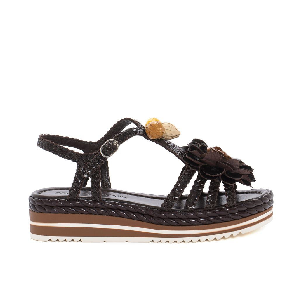 SANDALIA PLATAFORMA MILAN CAFE