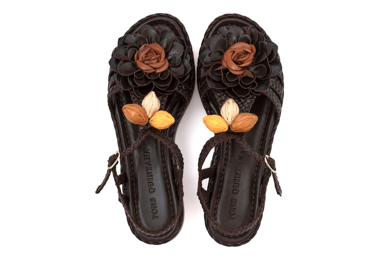 SANDALIA PLATAFORMA MILAN CAFE