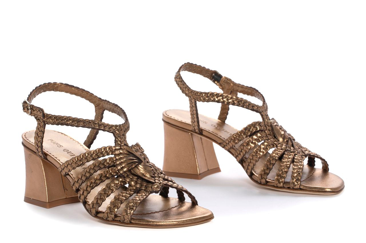 SANDALIA TACON TURIN METAL OASSI