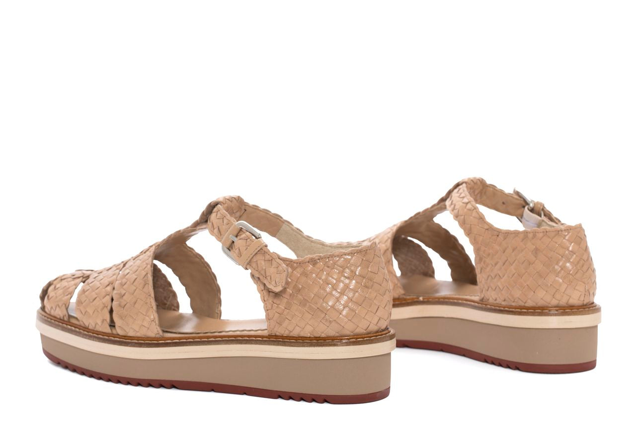 SANDALIA PLATAFORMA VIRGIN TAUPE