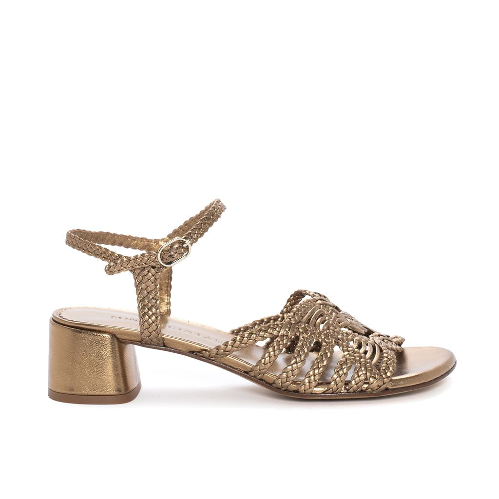 SANDALIA TACON INGRIT METAL OASSI