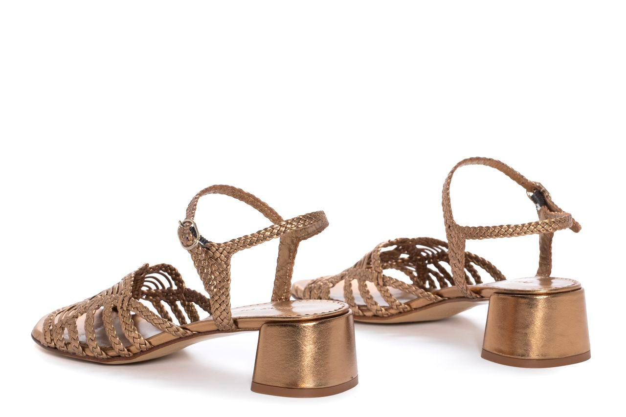 SANDALIA TACON INGRIT METAL OASSI