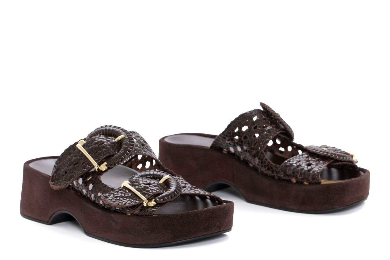 SANDALIA BAREFOOD DONA CAFE