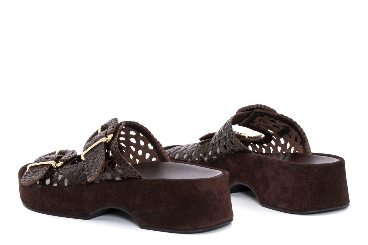 SANDALIA BAREFOOD DONA CAFE