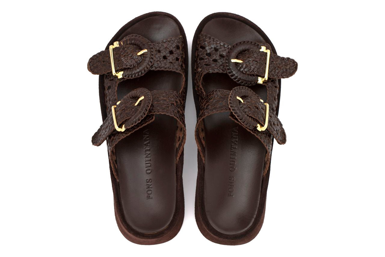 SANDALIA BAREFOOD DONA CAFE