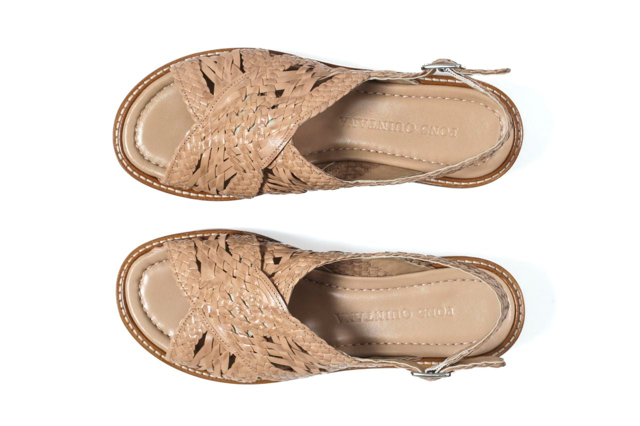 SANDALIA PLATAFORMA NOEMI TAUPE