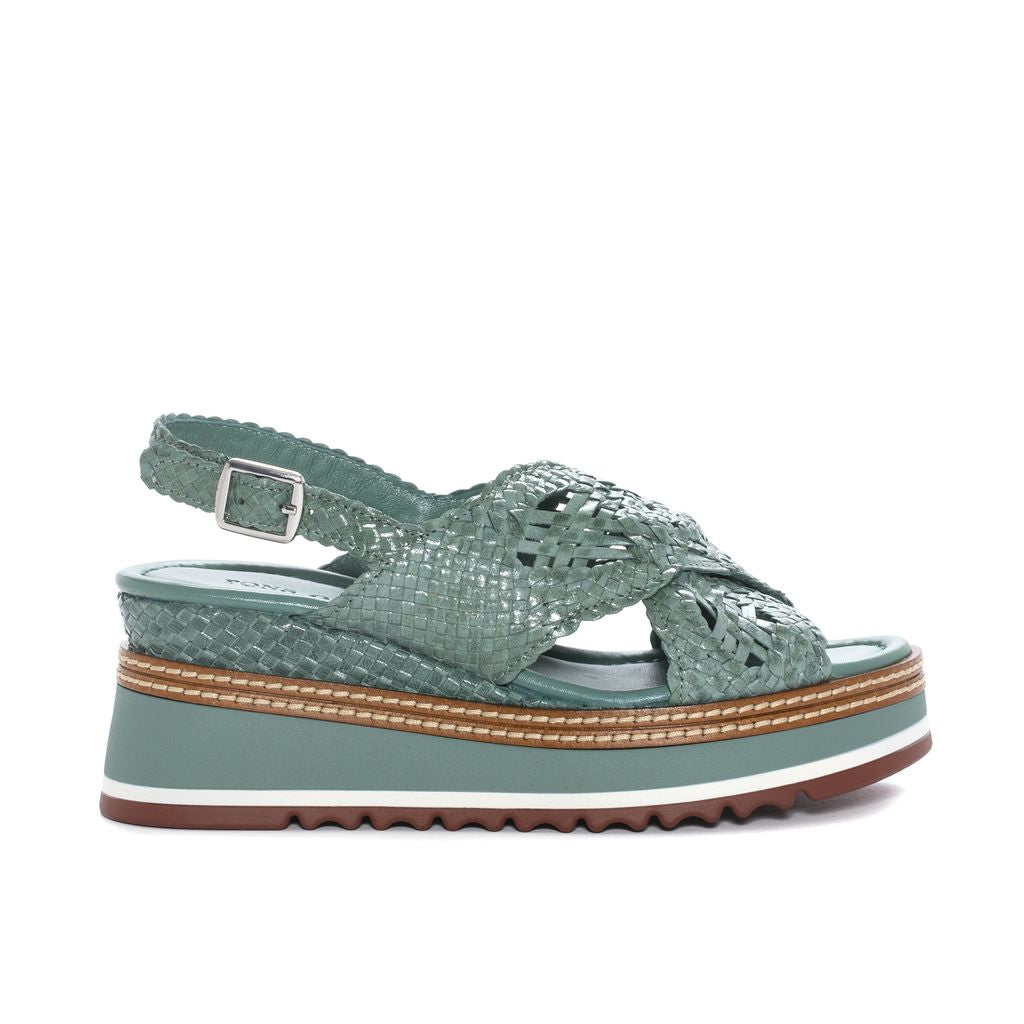 SANDALIA PLATAFORMA VALERI PETROL