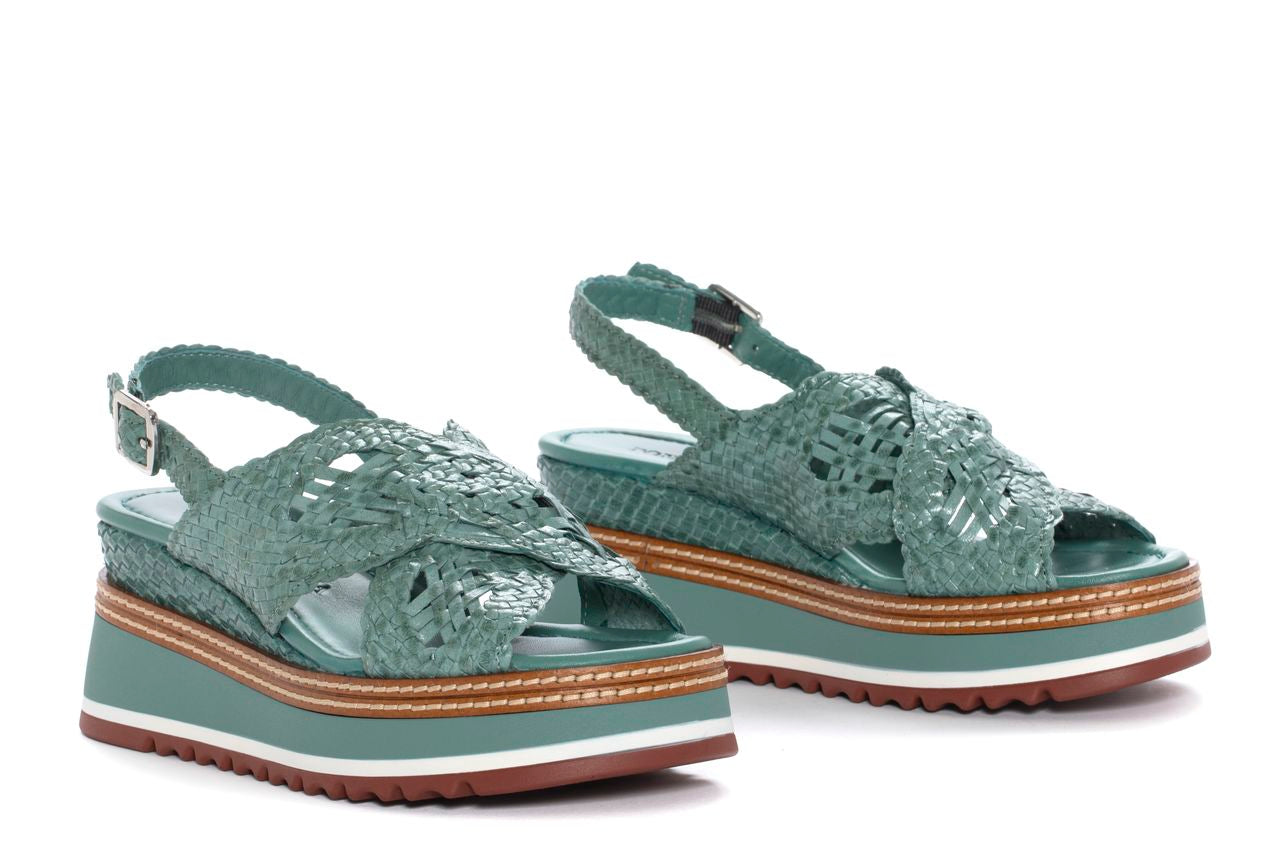 SANDALIA PLATAFORMA VALERI PETROL