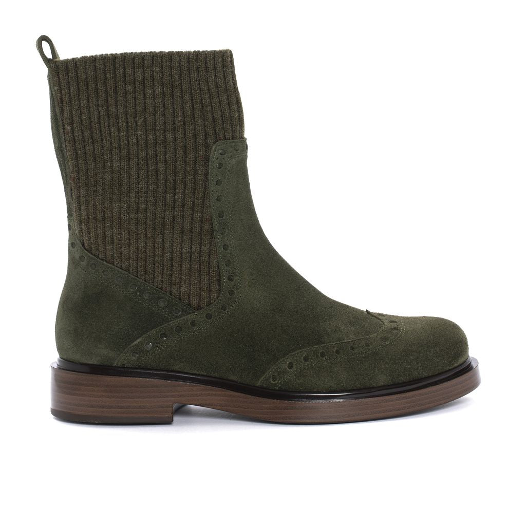 BOTIN SELINE VELOUR+LANA STRECH MUSGO