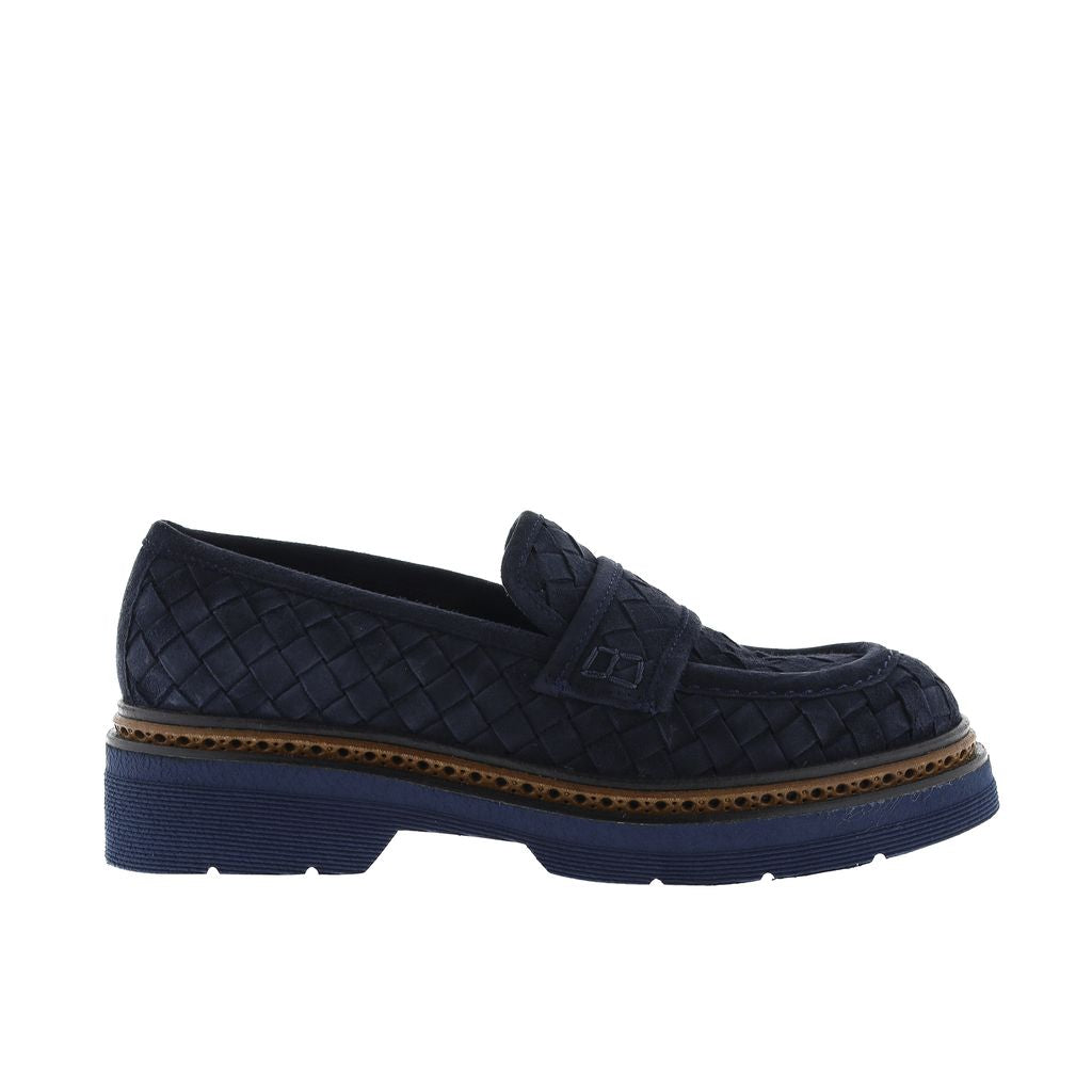 MOCASIN PLATAFORMA YANNY 10MM VELOUR OCEANO