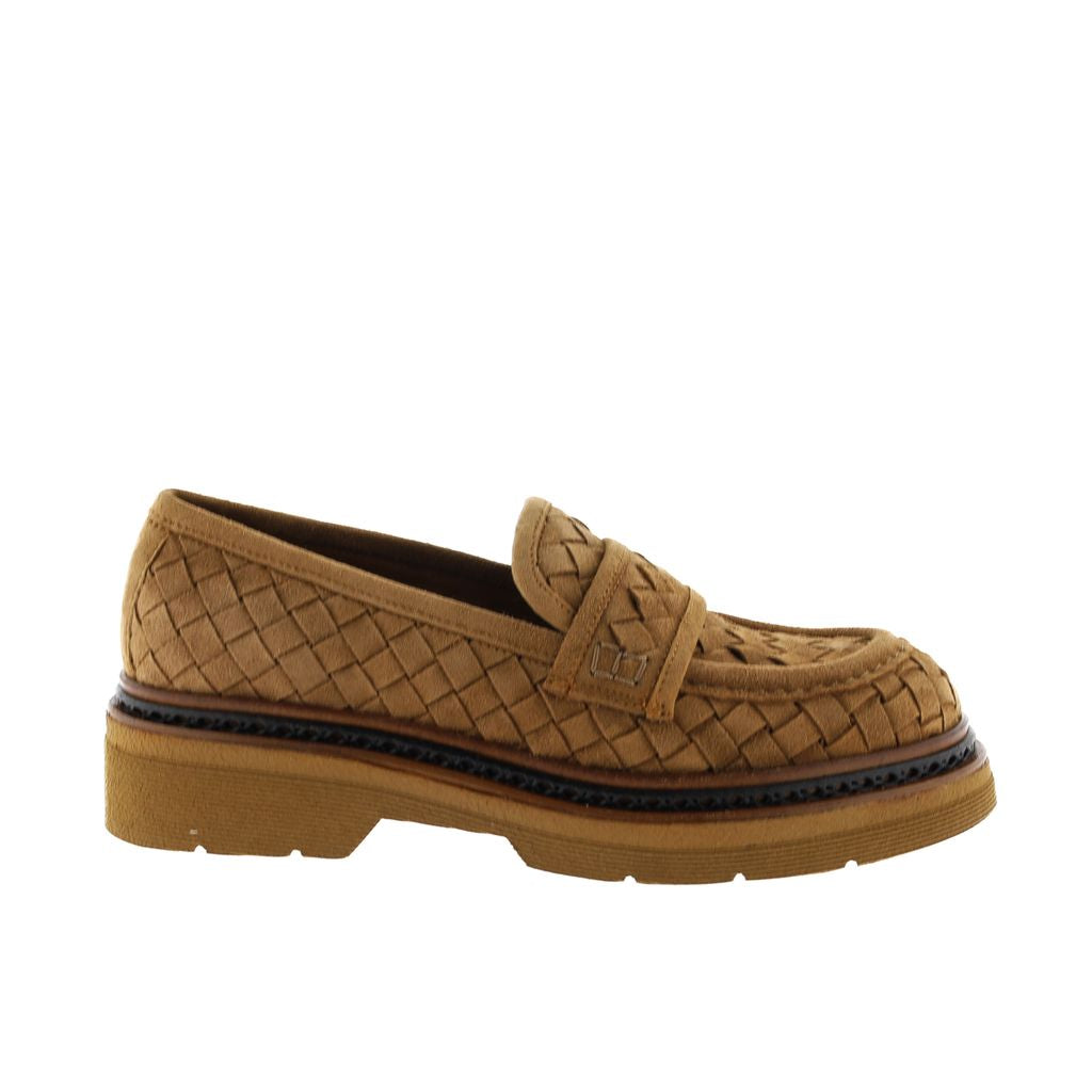 MOCASIN PLATAFORMA YANNY 10MM VELOUR TOFFE