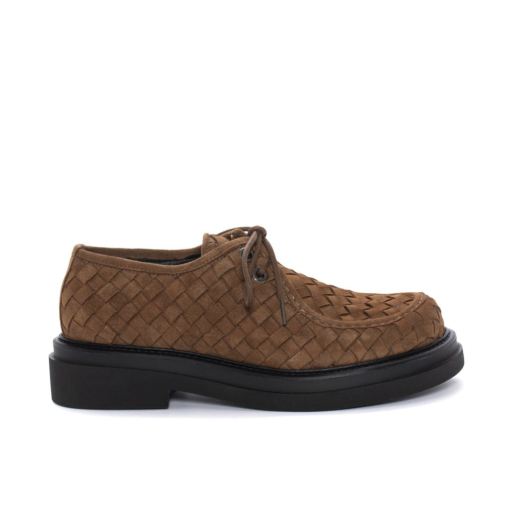 BLUCHER PLATAFORMA CORAL 10MM VELOUR TOFFE