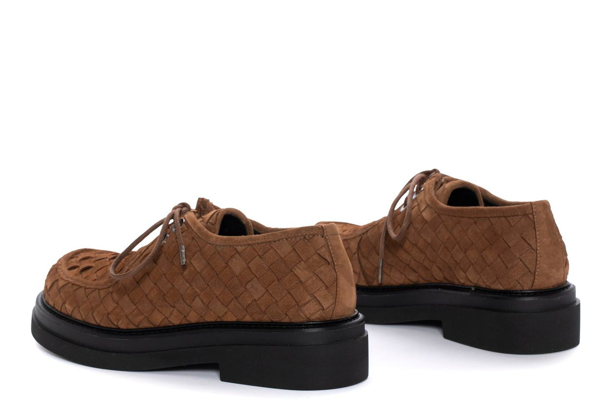 BLUCHER PLATAFORMA CORAL 10MM VELOUR TOFFE