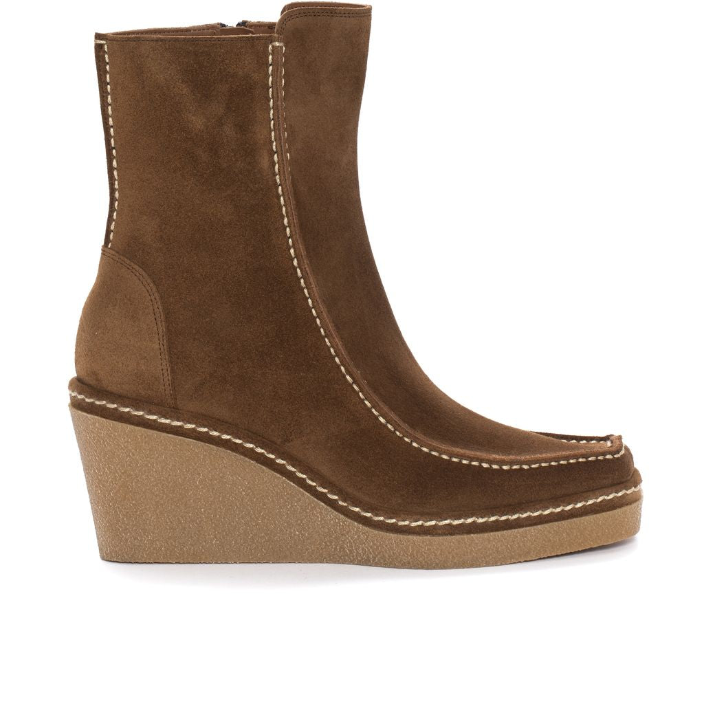BOTIN PLATAFORMA ESTELA VELOUR TOFFE