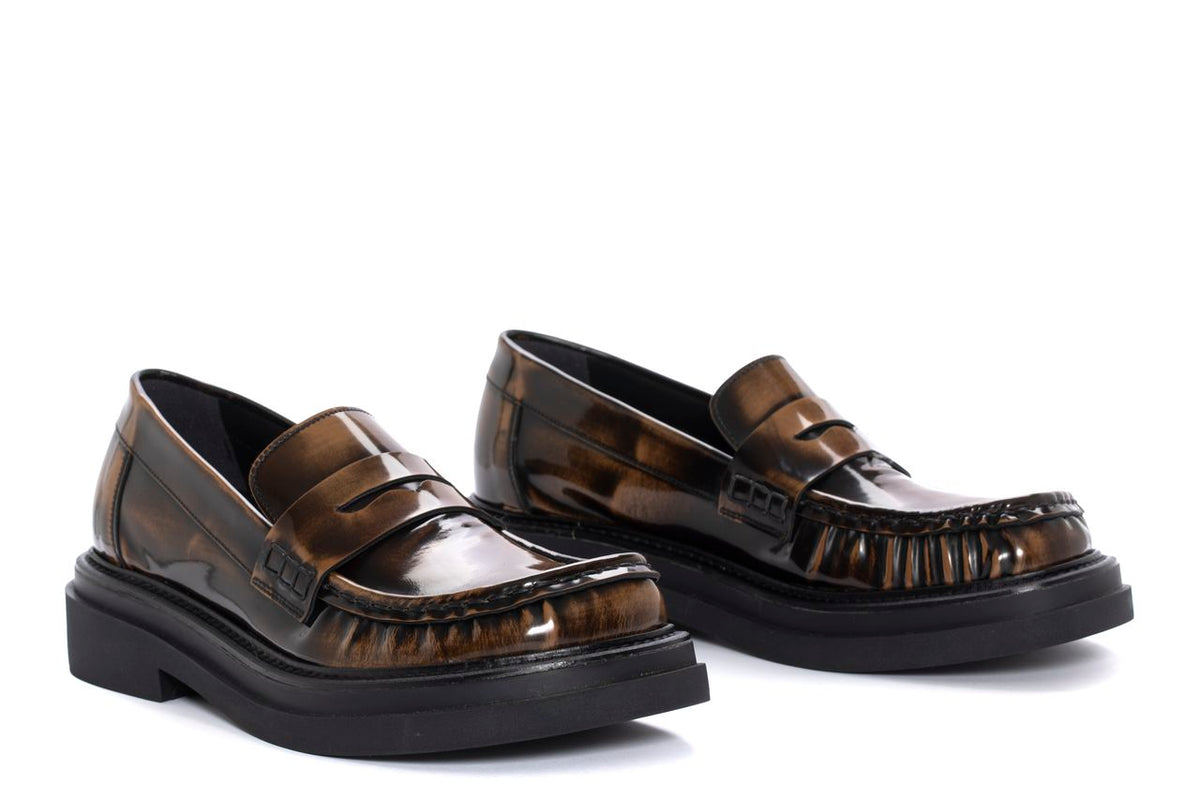MOCASIN CORAL SPAZZOLATO TAUPE