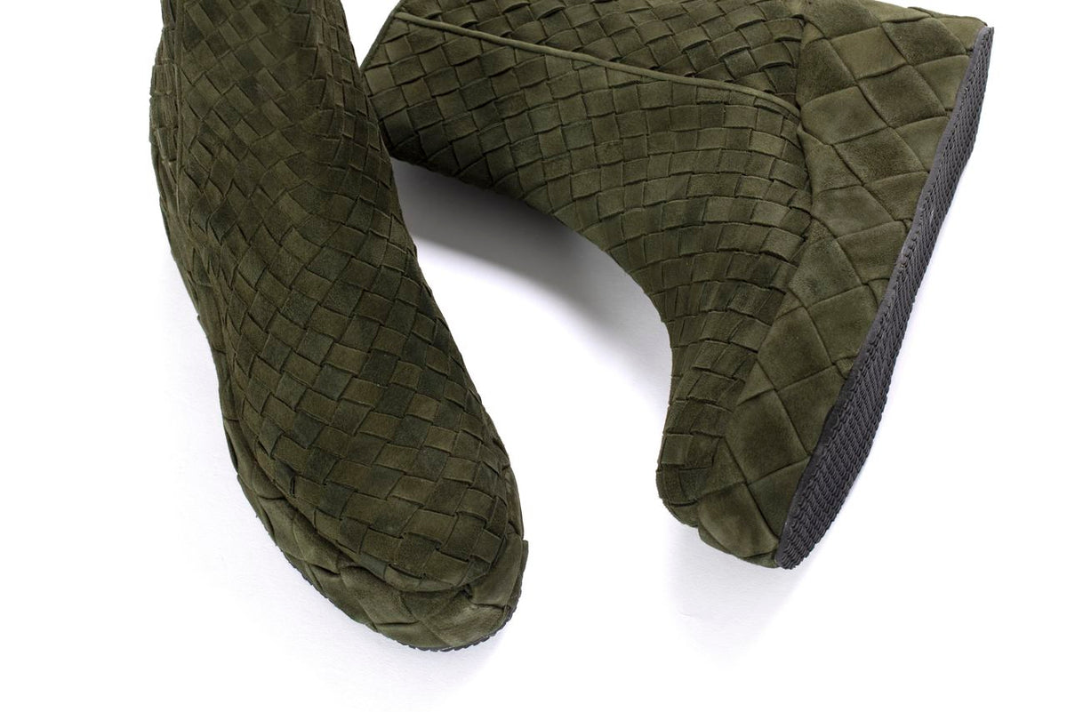 BOTIN PLATAFORMA DALIA VELOUR MUSGO