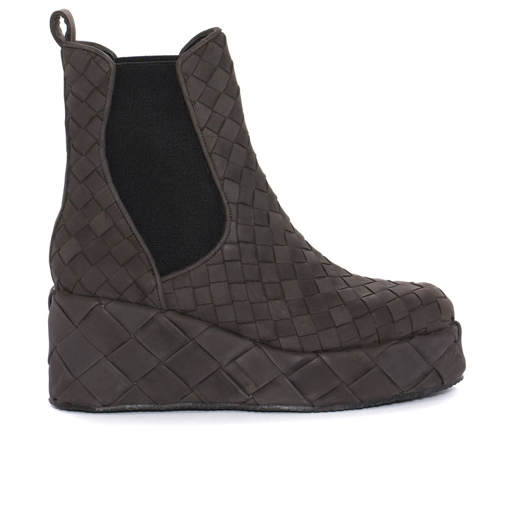 BOTIN DE PLATAFORMA DALIA VELOUR SASSO