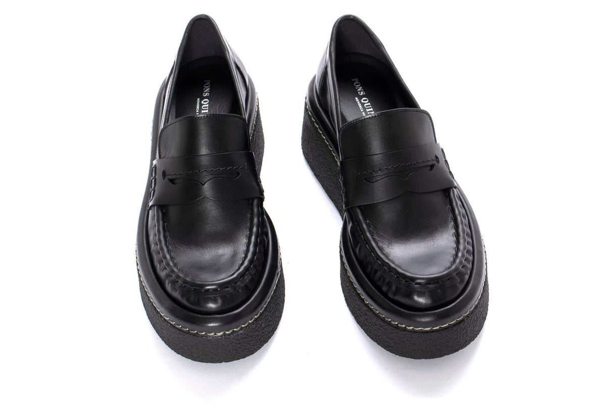 MOCASIN PLATAFORMA KIARA COUNTRY NEGRO