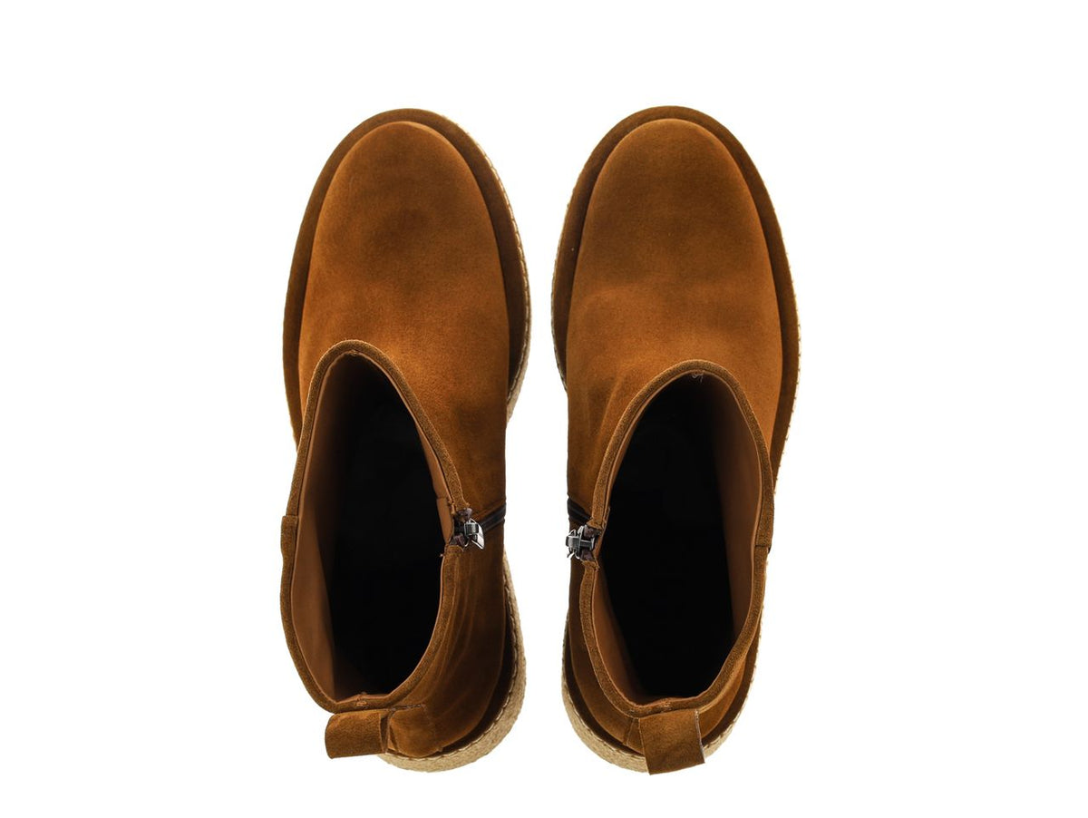 BOTIN PLATAFORMA KIARA VELOUR TOFFE
