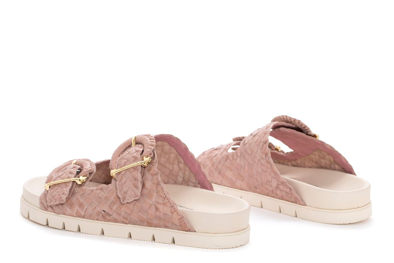 SANDALIA PLANA CAIMAN WET LAVANDA