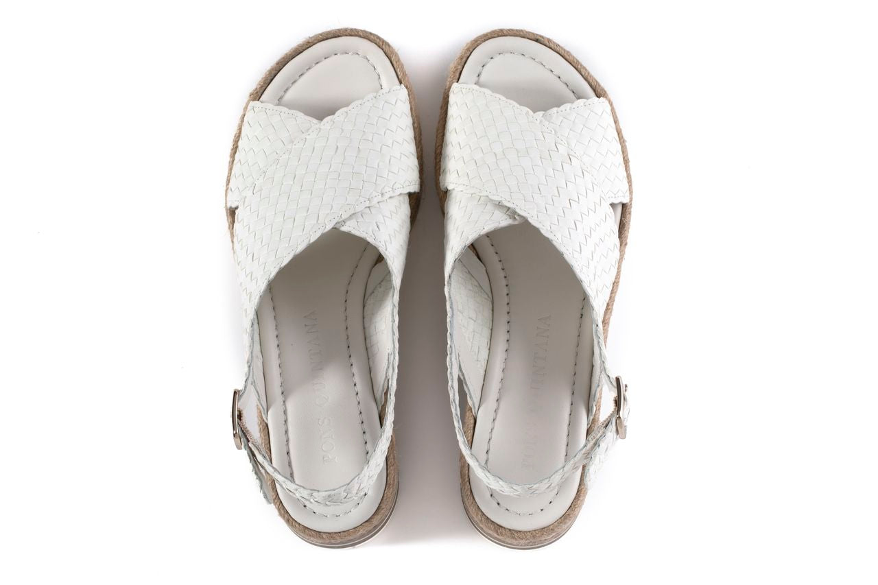 SANDALIA PLATAFORMA MILAN WET MILK