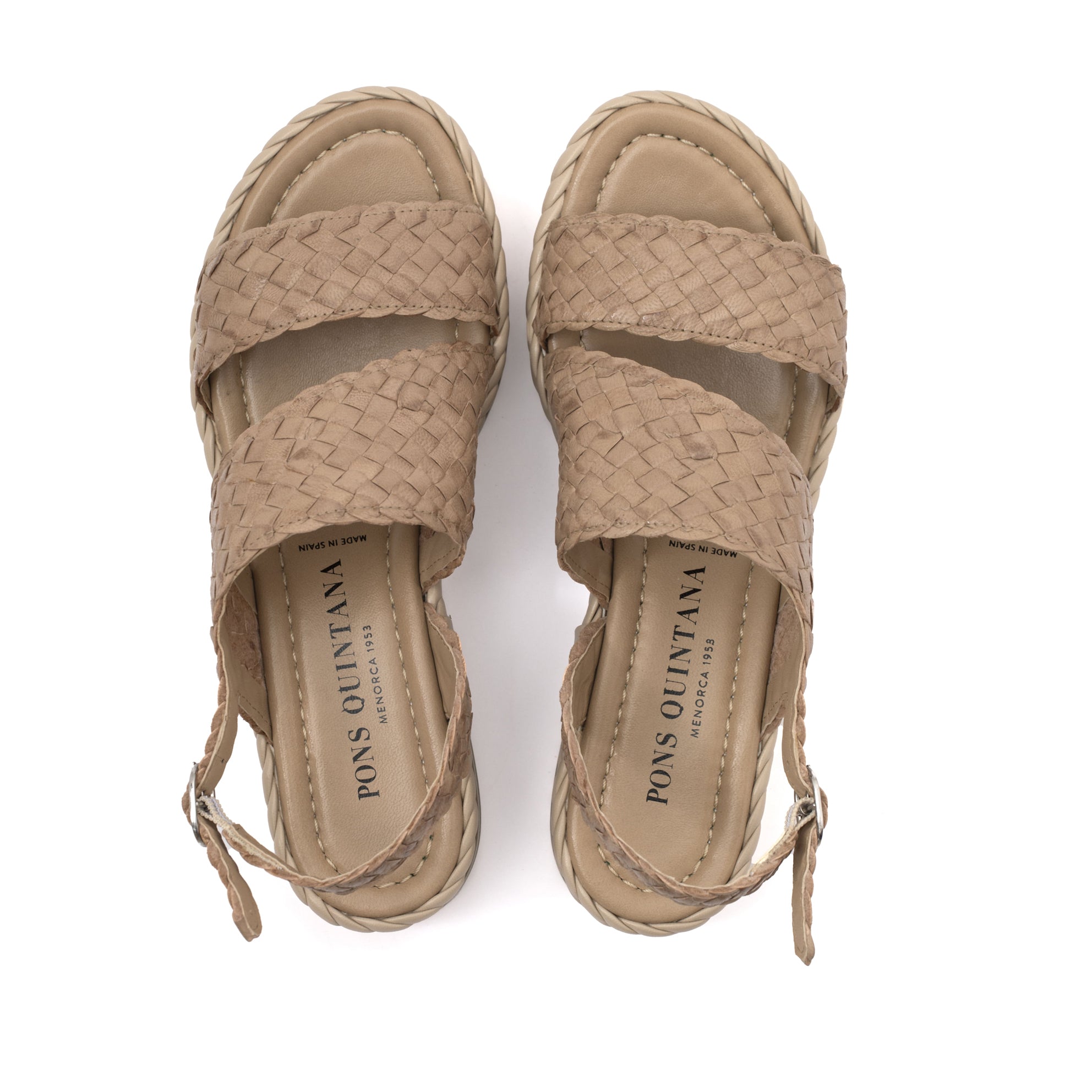 SANDÀLIA PLATAFORMA MILAN TAUPE