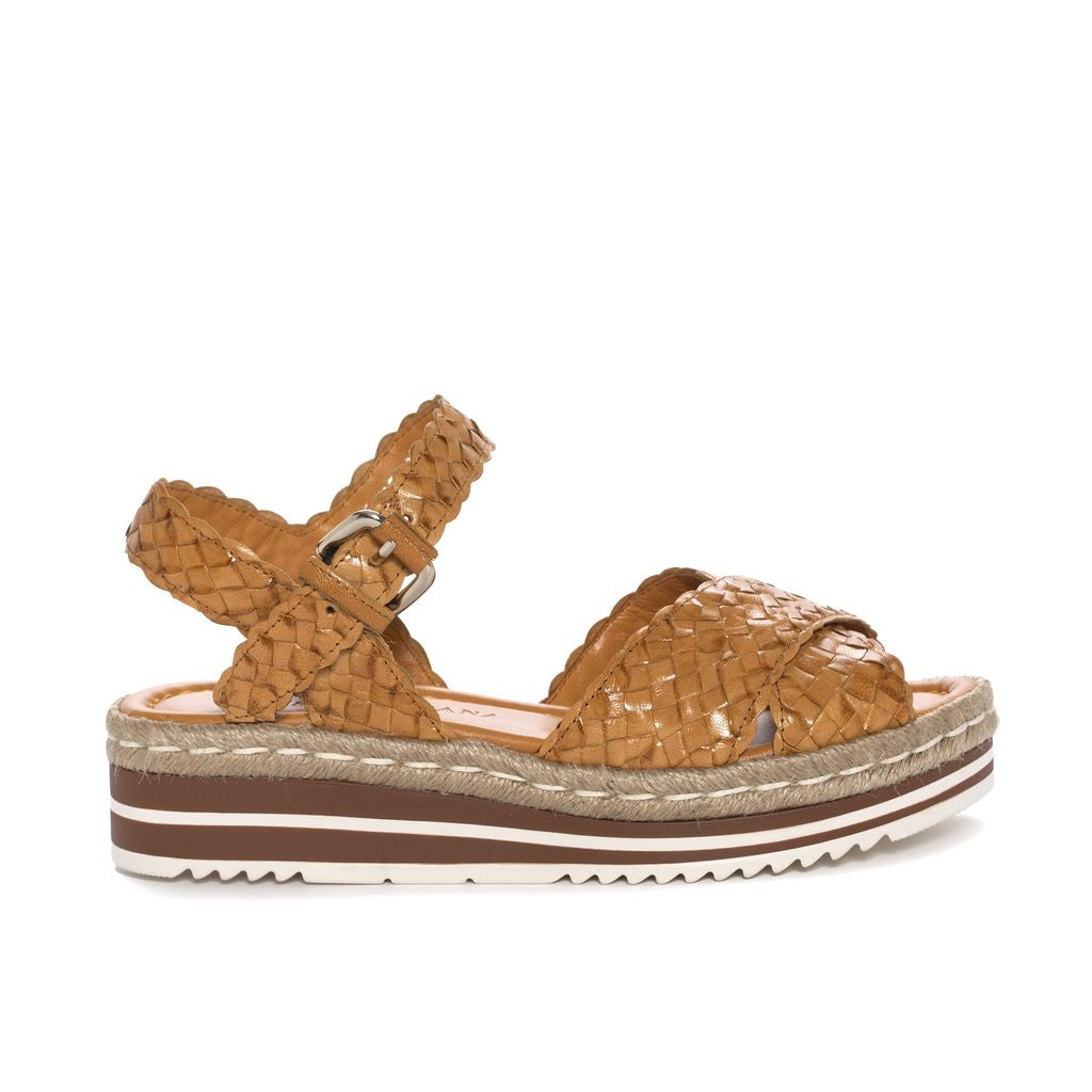 SANDALIA PLATAFORMA MILAN CAMEL