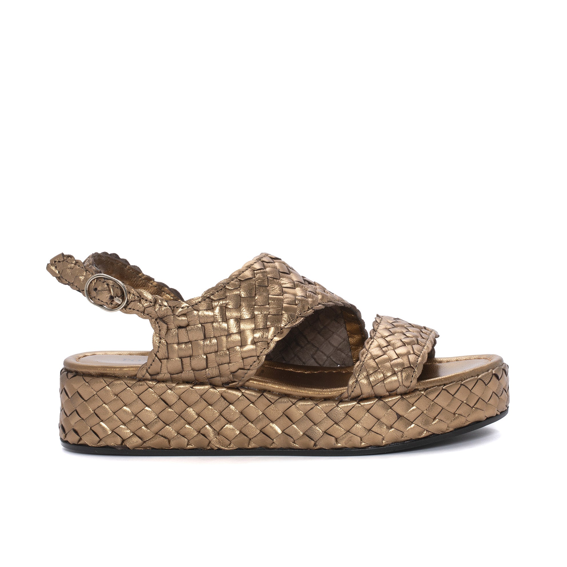 SANDALIA PLATAFORMA FORLI METAL OASSI