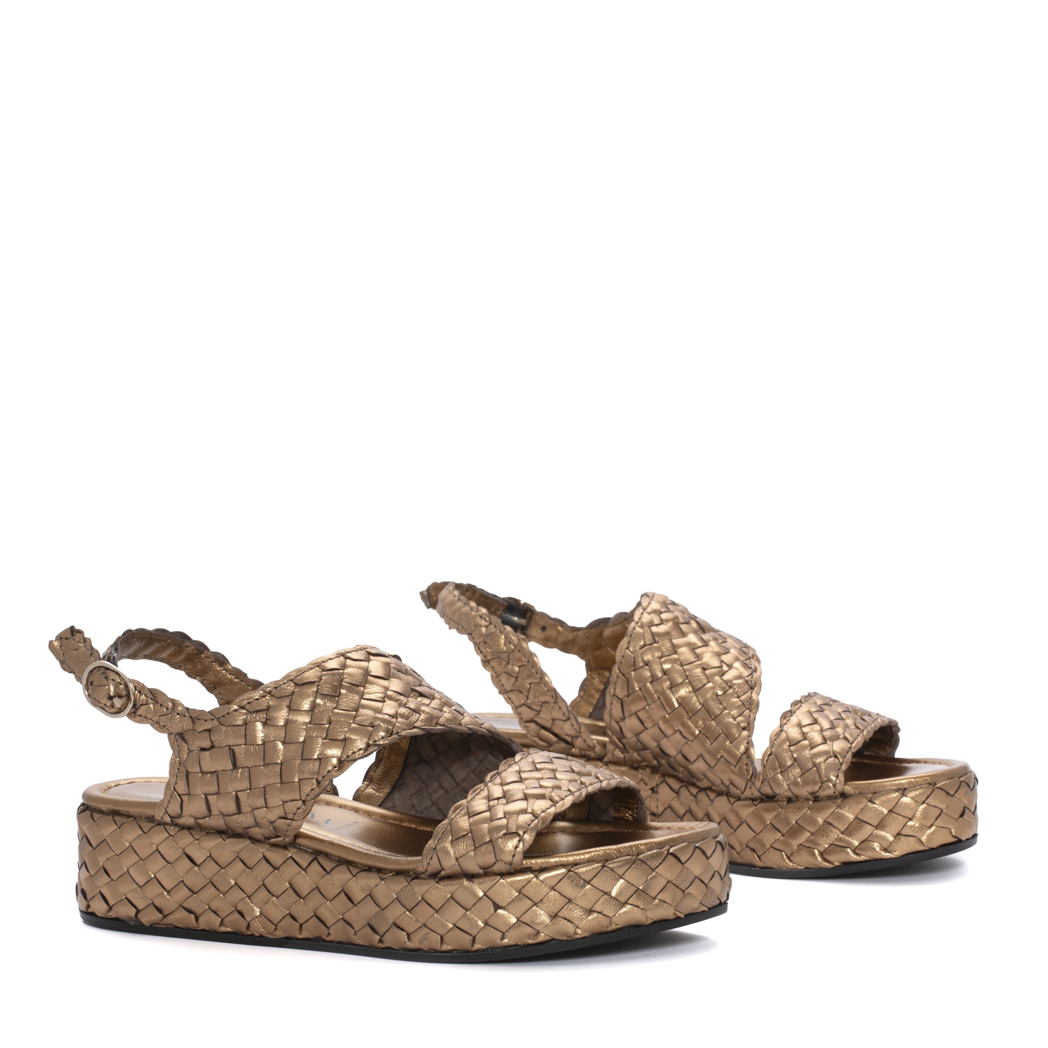 SANDALIA PLATAFORMA FORLI METAL OASSI