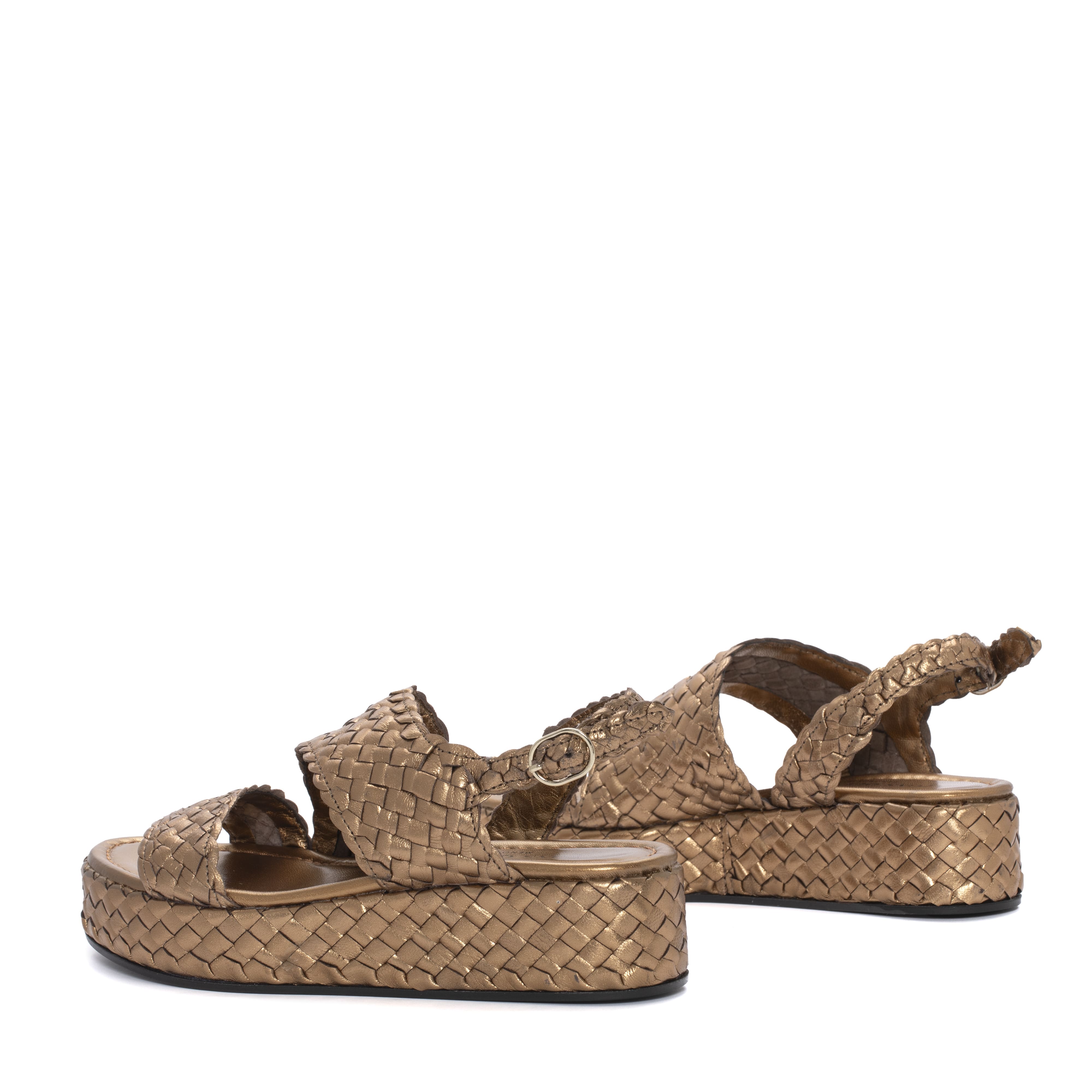 FORLI METAL OASSI PLATFORM SANDAL