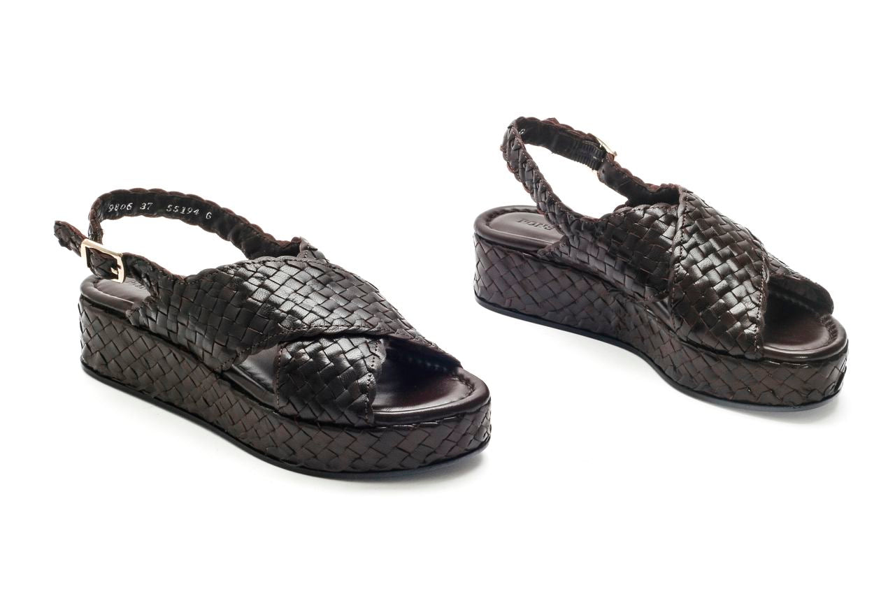 SANDALIA PLATAFORMA FORLI CAFE