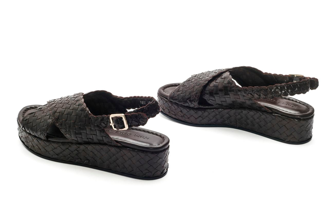 SANDALIA PLATAFORMA FORLI CAFE