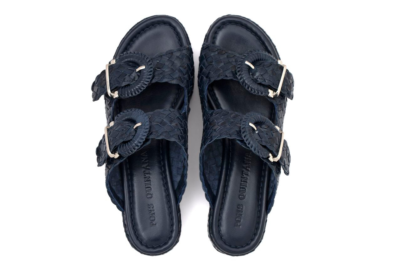 SANDALIA DE PLATAFORMA FORLI AZULON