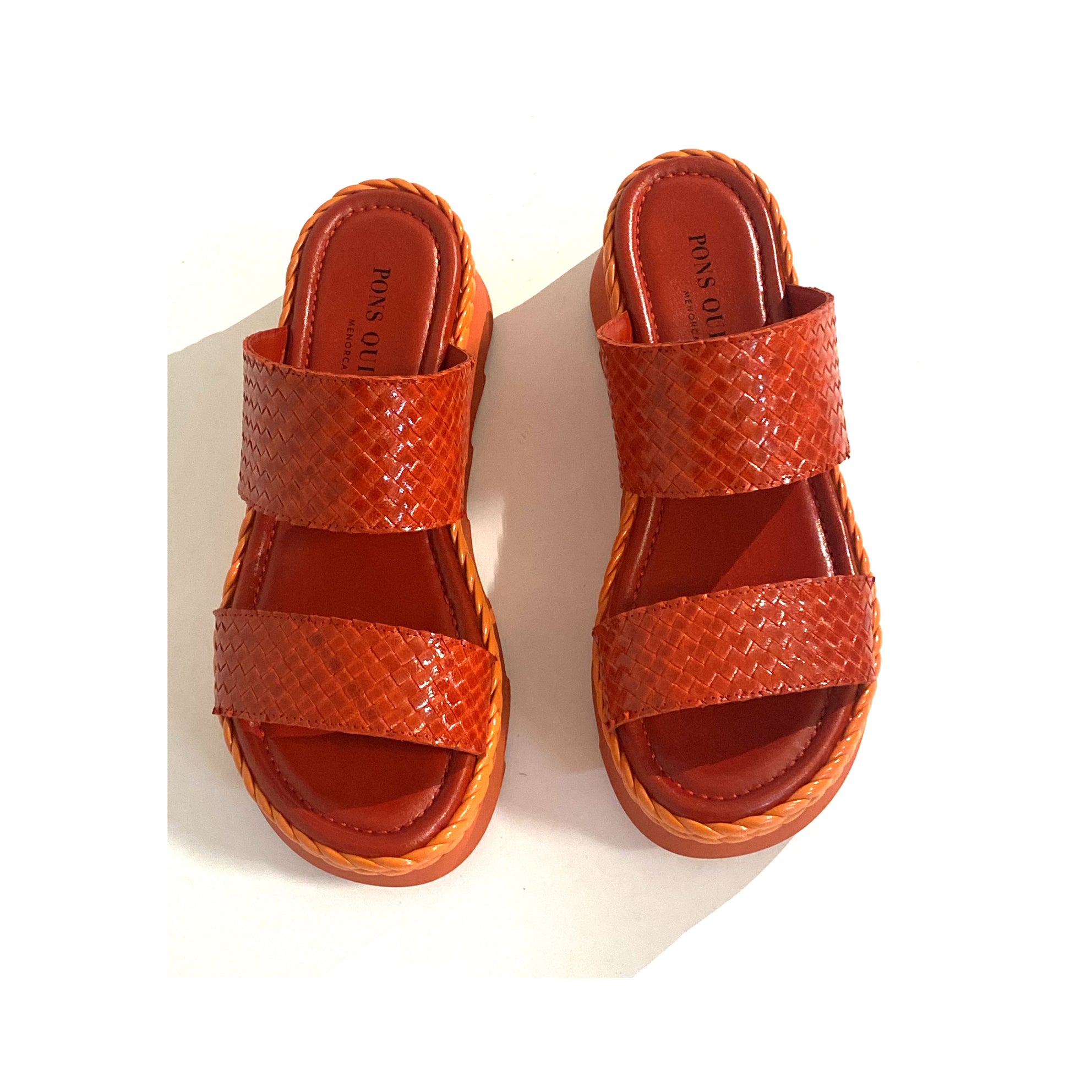 SANDALIA PLATAFORMA ALEXIA MANDARINA