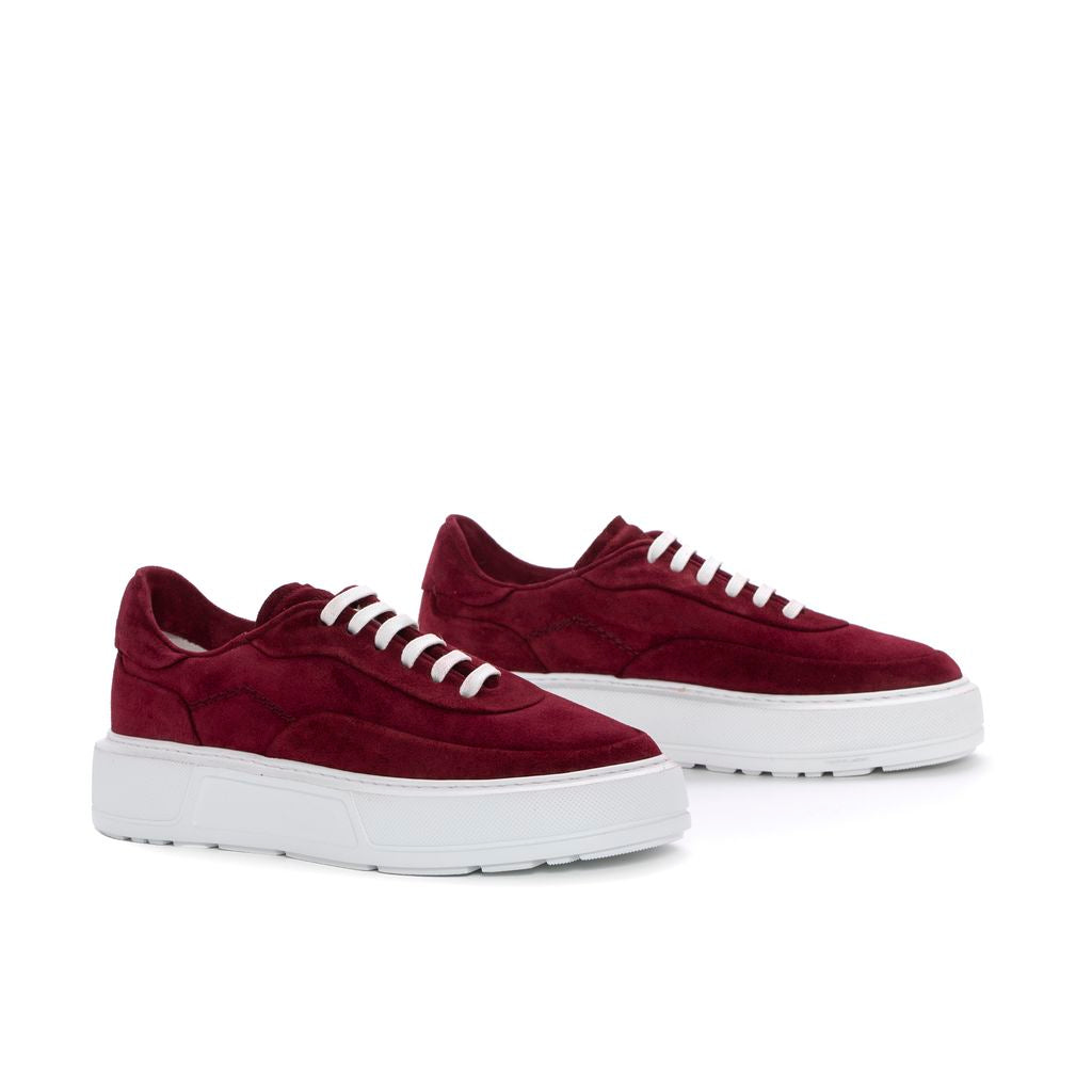 SNEAKER MALAYA VELOUR PRUGNA