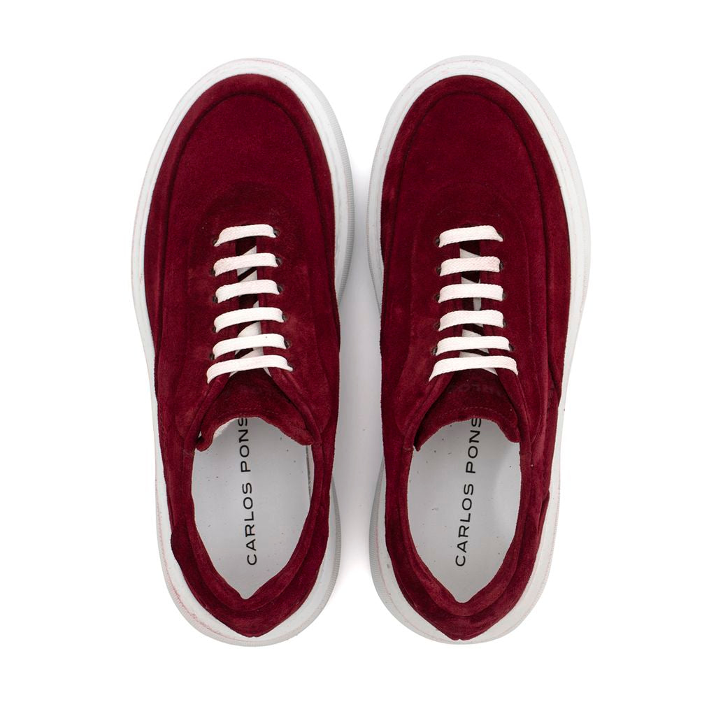 Malaya Velour Prugna Sneakers