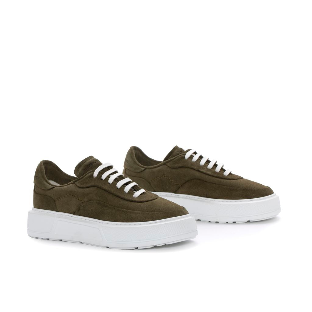 SNEAKER MALAYA VELOUR OLIVA
