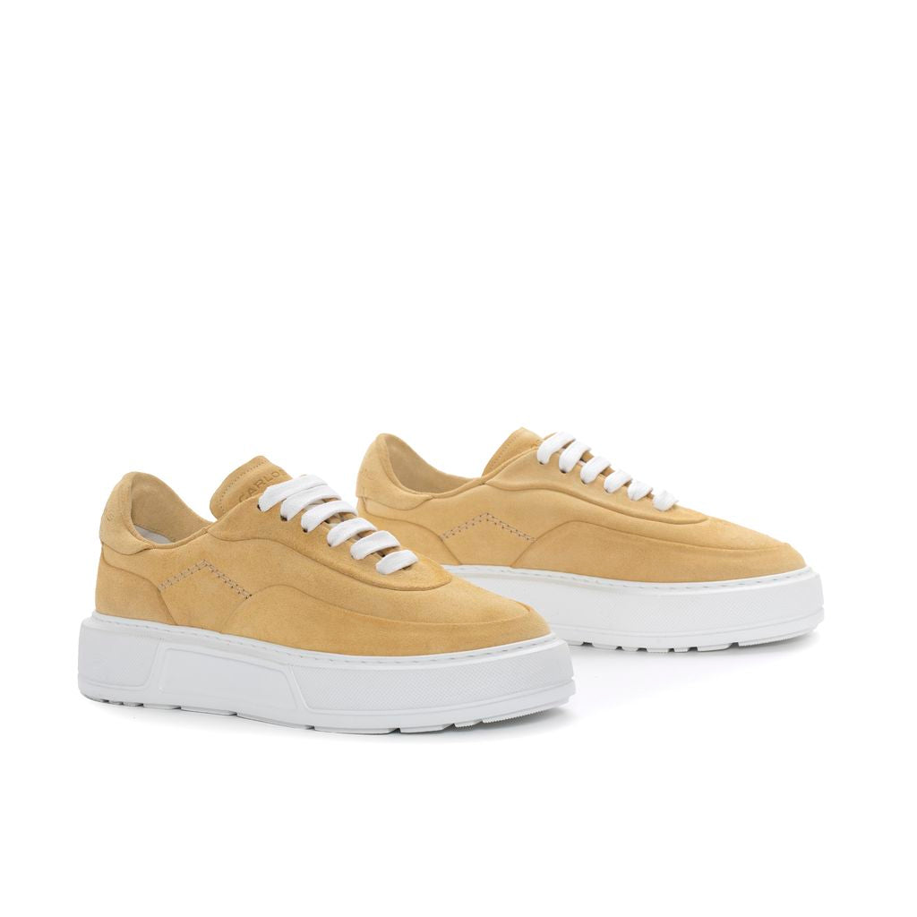SNEAKER MALAYA VELOUR CAMEL