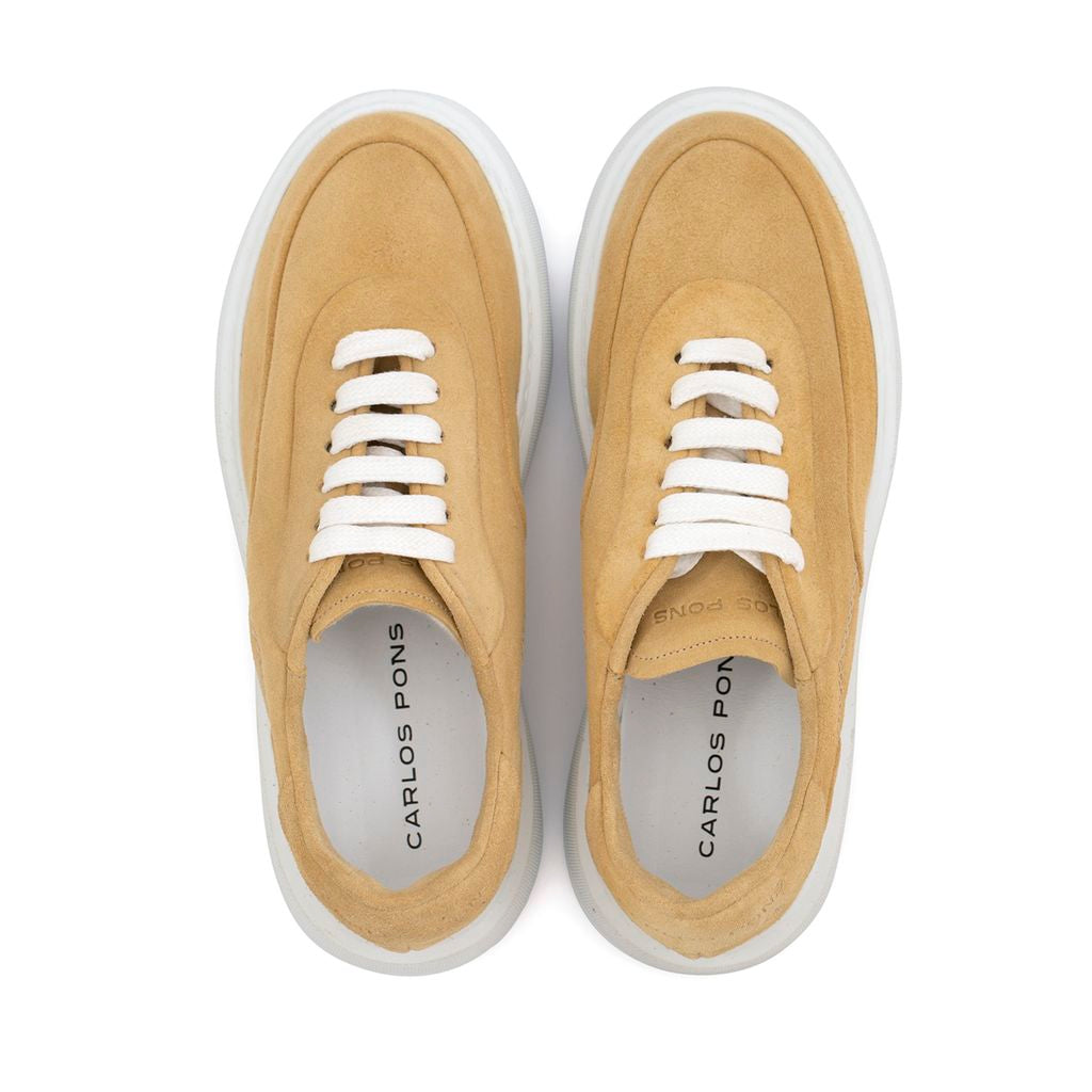 Malaya Velour Camel Sneakers