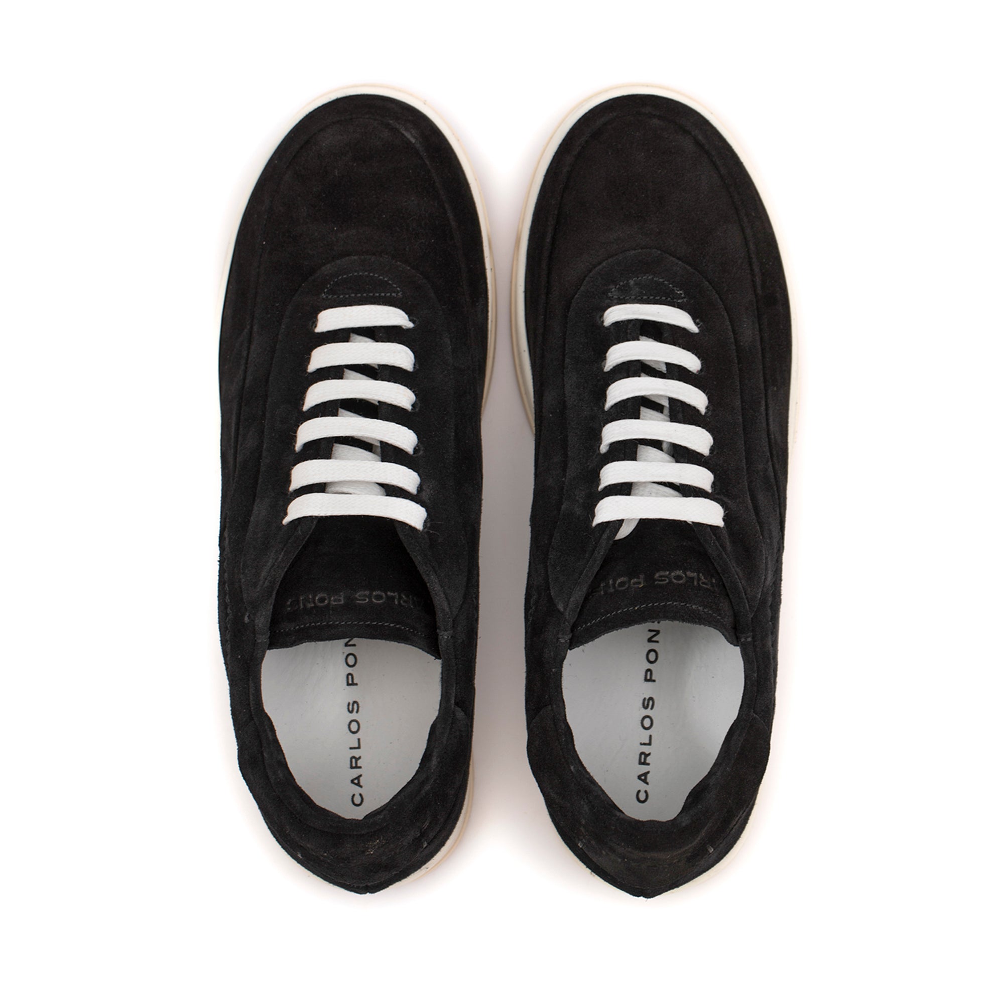 SNEAKER AMBER VELOUR NEGRO