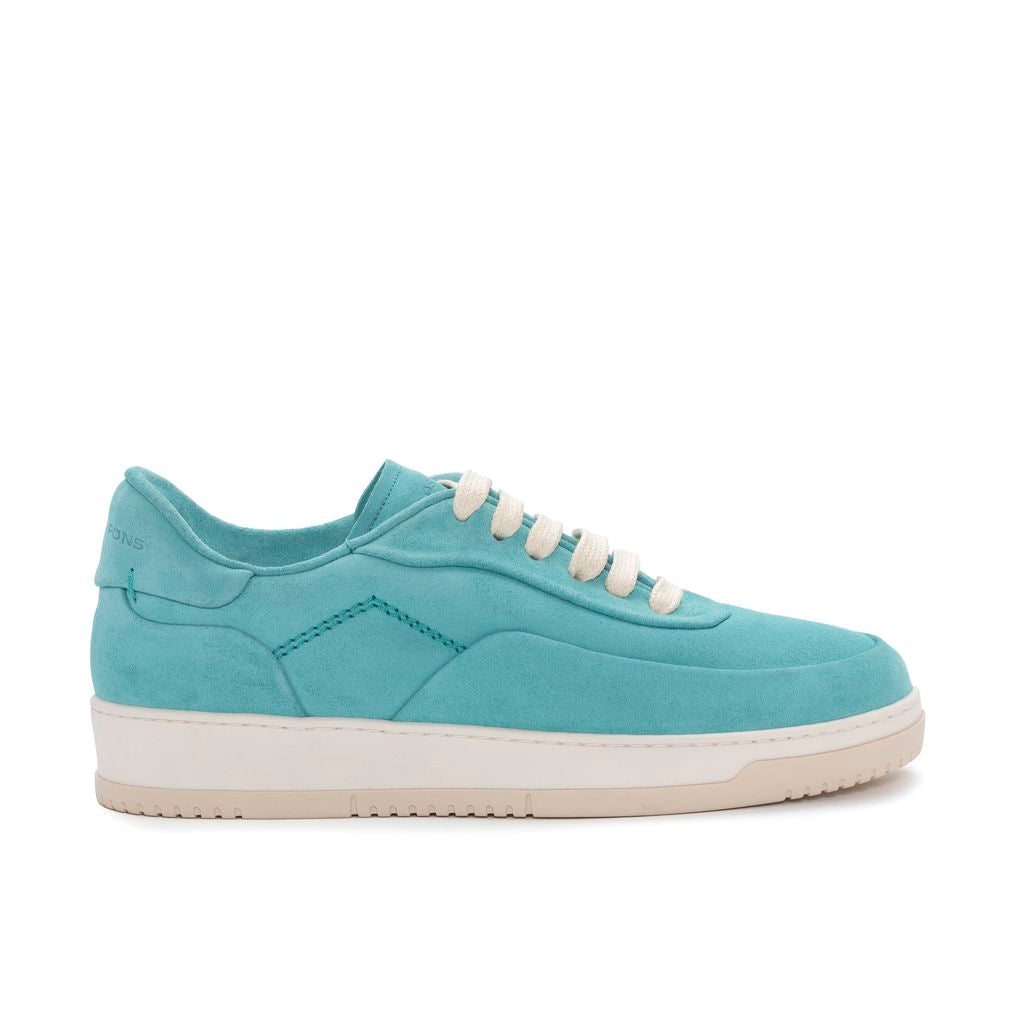 SNEAKER AMBER VELOUR CELESTE