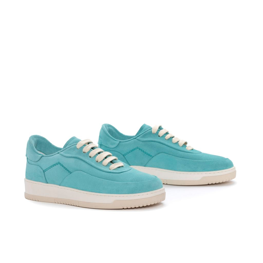 SNEAKER AMBER VELOUR CELESTE